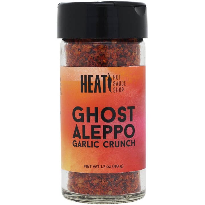 Heat Hot Sauce Shop - Vente Mélanges d'épices séchées - Croquant à l'ail d'Alep Ghost