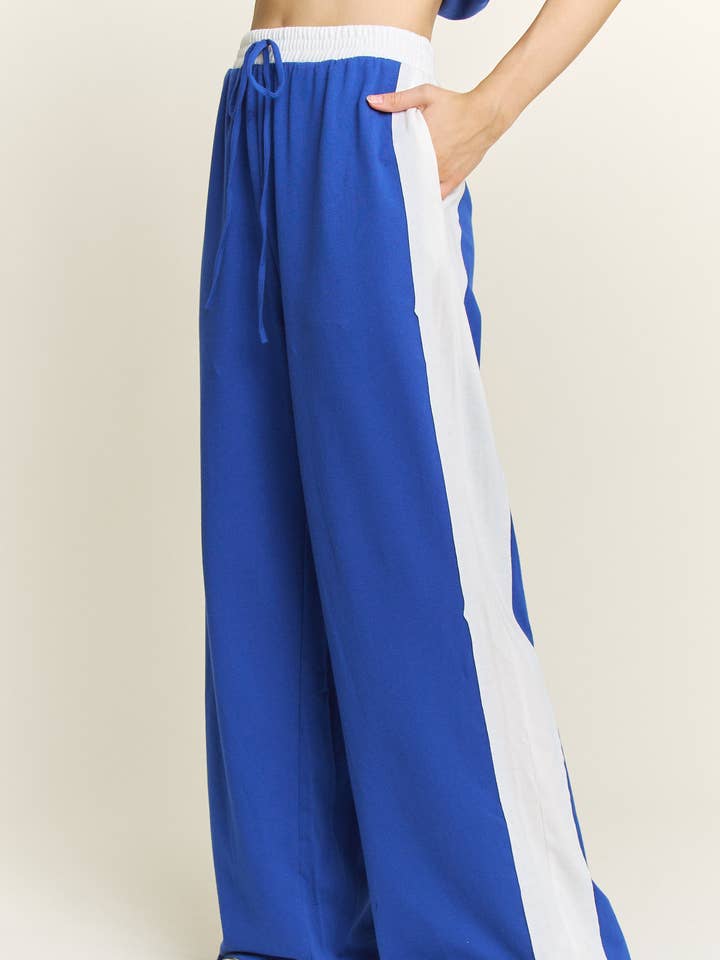 J.Her – Engroshandel Loungesweatpants/jogginbukser – til kvinder – Vaskede kontrastside forårsloungebukser HP63750