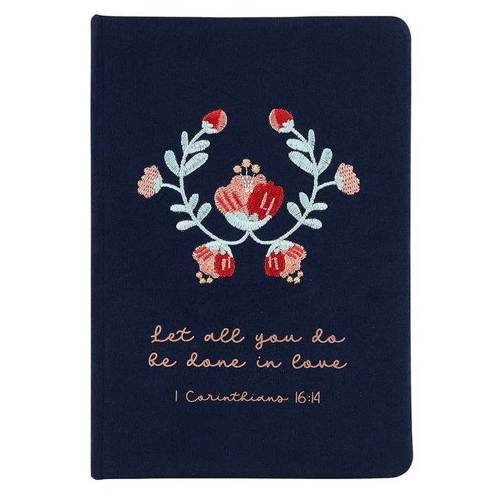 Embroidered Journal - Let All You Do for wholesale by Faithworks by Creative Brands