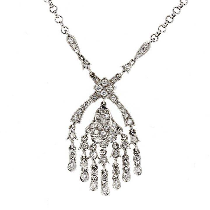 14kt Diamond Necklace for wholesale by NYMAN JEWELERS