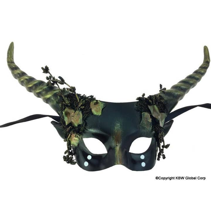 Woodland Ram Horn Eye Mask for wholesale by KBW Global Corp.