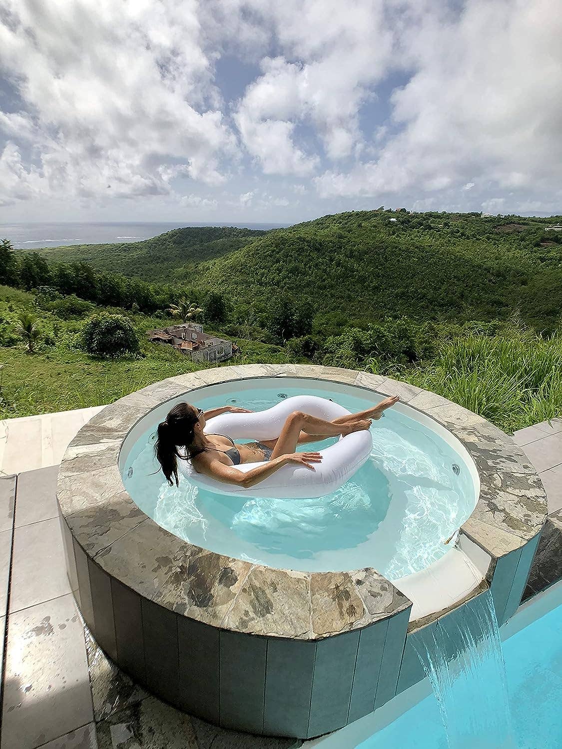 Garden Guru Lawn & Garden Tools - Wholesale Inflatables - LOTELI Heart Shaped Pool Float White6