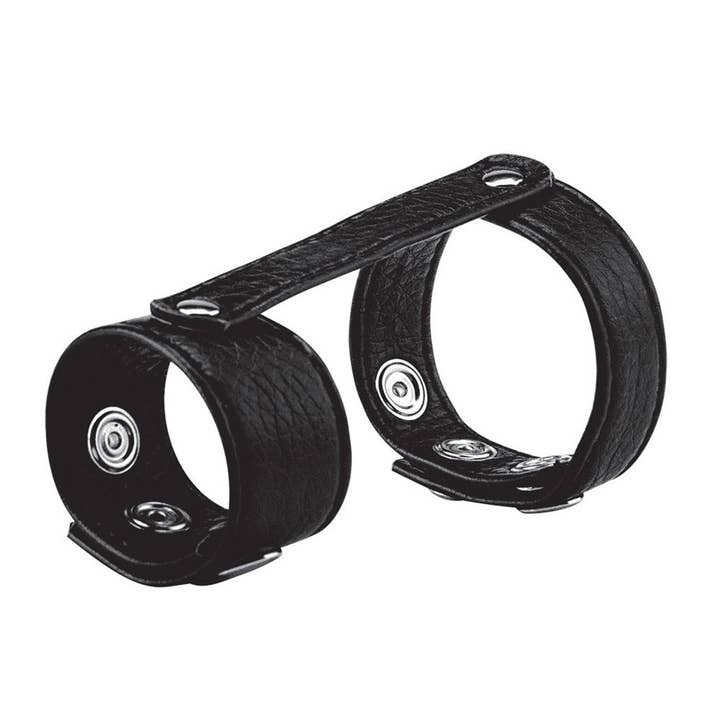 Duo Snap Cock & Ball Ring for wholesale by Lux Fetish Store