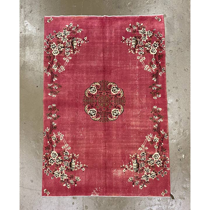 Vintage Turkish Isparta Area Rug | 6.9 x 10.2 for wholesale by Vintage Loomz