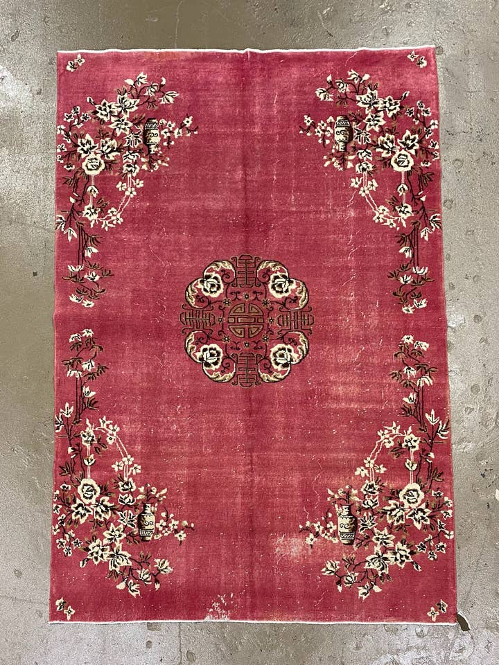 Alfombra Vintage Turca de Isparta | 6.9 x 10.2 para venta al por mayor de Vintage Loomz