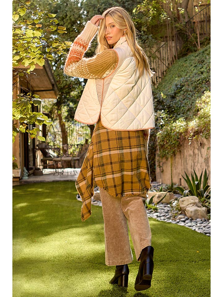 Mystree - Wholesale Outerwear Vest - Women's - 60333 Color Block Padded Vest