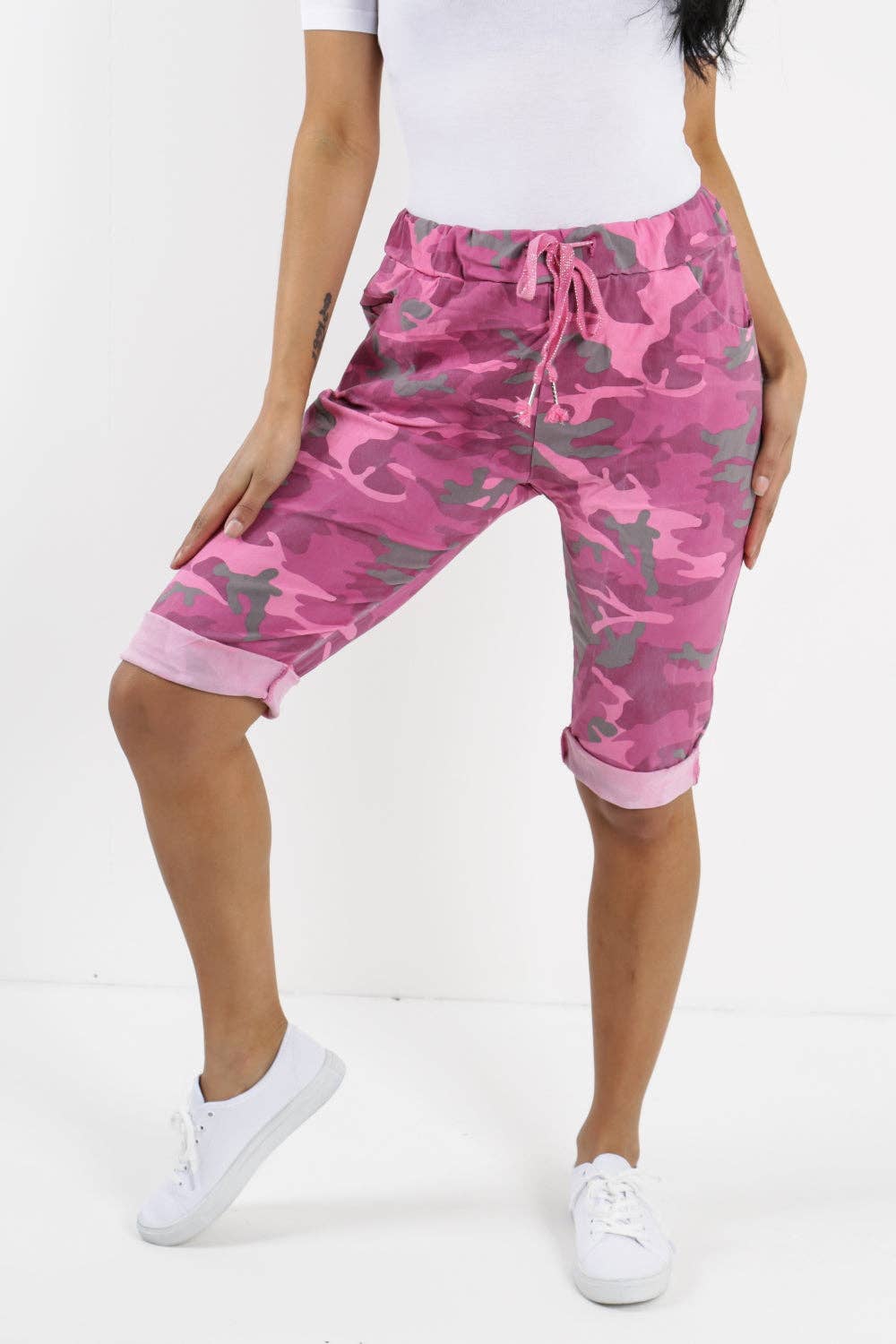 Miss Bold – wholesale Shorts – Women’s – Italian Camouflage Magic Chino Shorts21