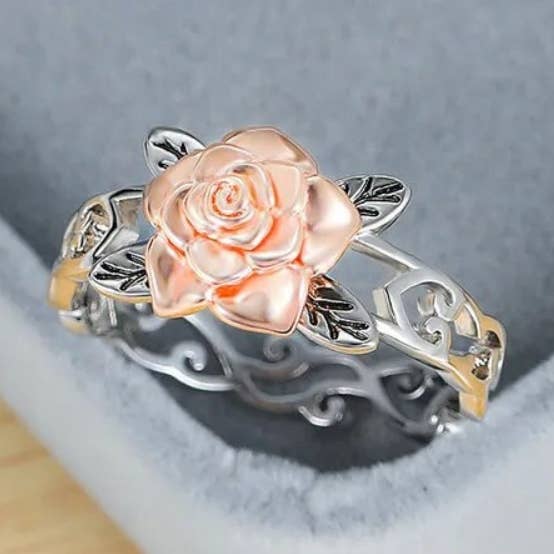 ROSE FLOWER RING for wholesale by Ashlen
