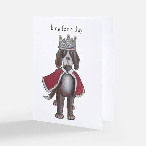 Carte Roi d'un Jour pour la vente par mary draper design
