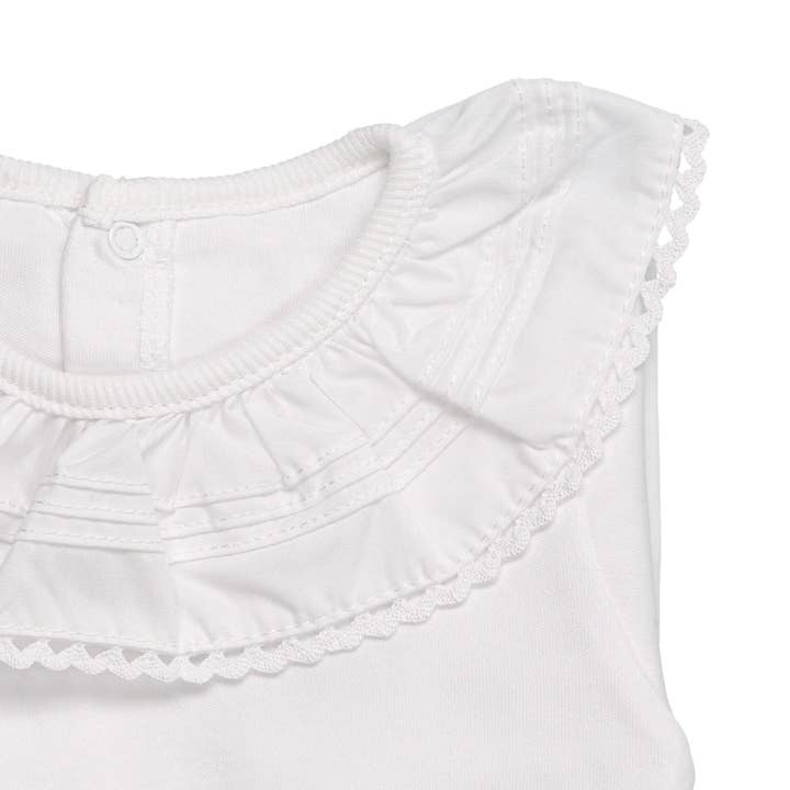 Bean Baby Clothes - Wholesale Bodysuit (Non-Footed) - Baby - Cotton Baby Bodysuit Onesie with Greek Lace Collar12