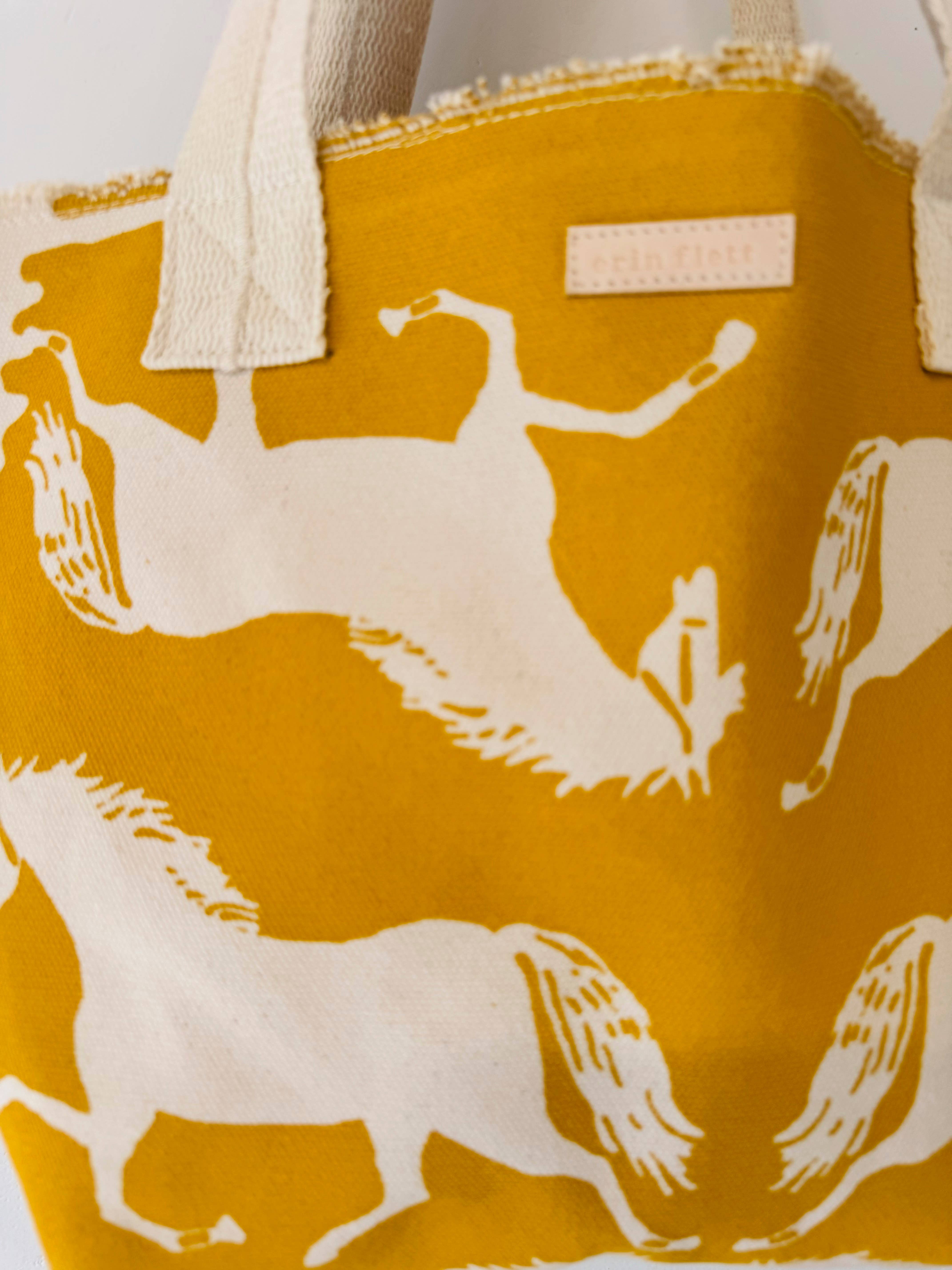 Gul Meghan Tote – Lorton Trot för wholesale på Faire6