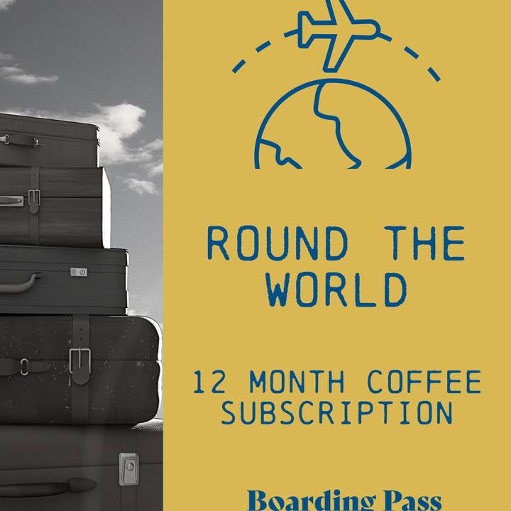 Paketet ”Runda Världen” (12 månader) för wholesale av Boarding Pass Coffee