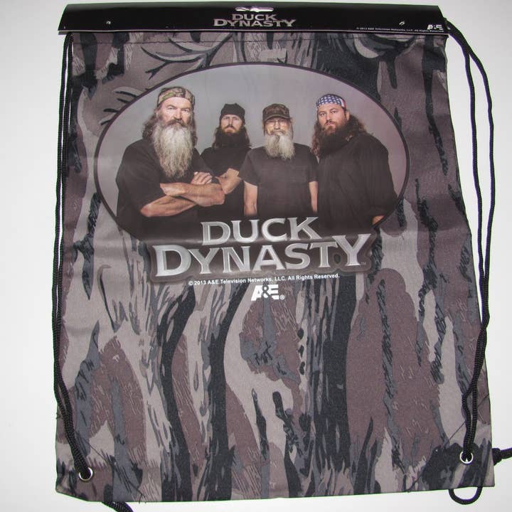 Duck Dynasty A&E Schultertasche mit Kordelzug für den Großhandel von Fairly Odd Brands