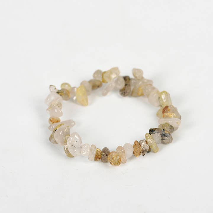 Mio Queena - Wholesale Beaded bracelet - Women Natural Crystal Irregular Stone Bracelet - CS7