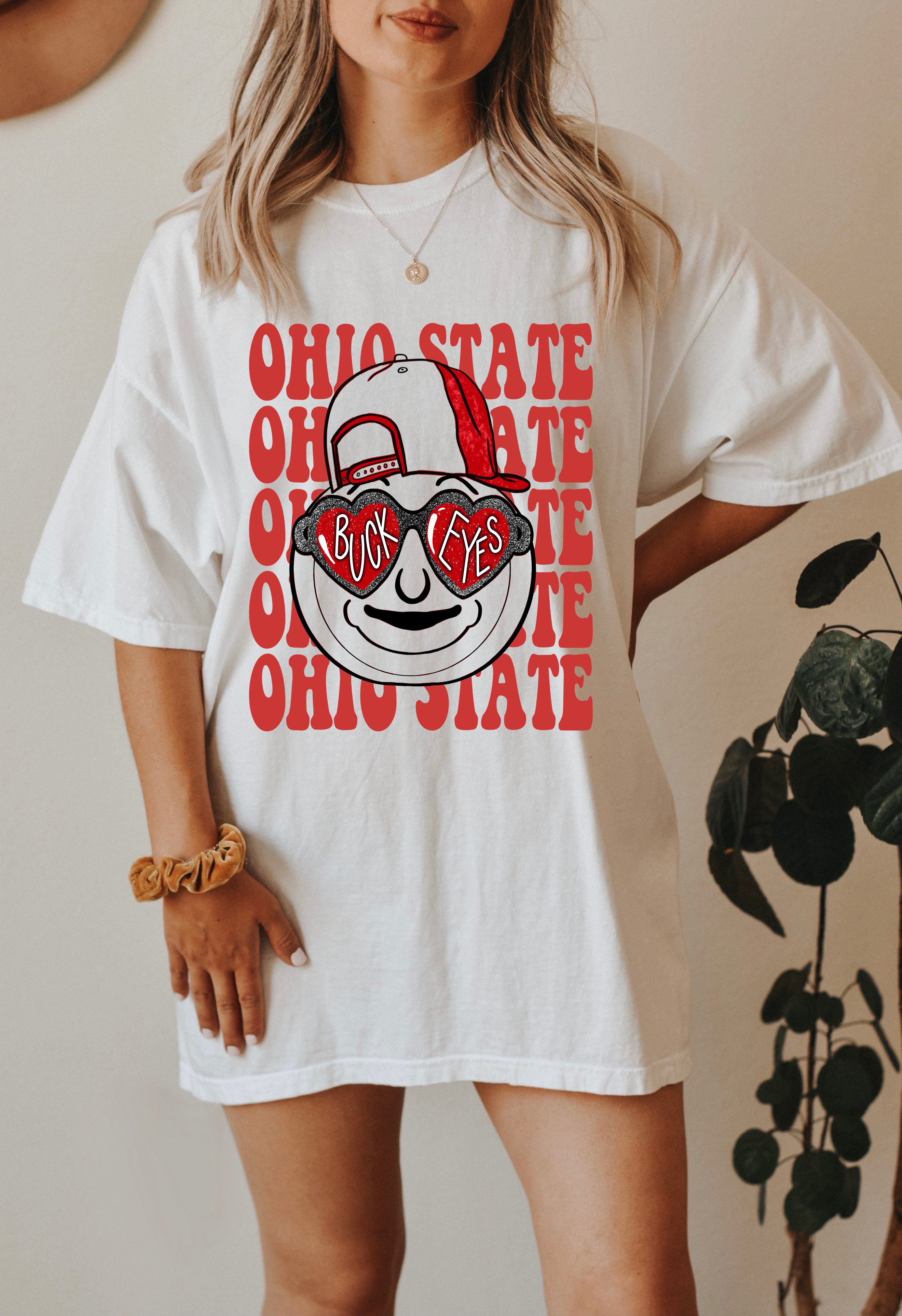 COTTON PRESS CO. – T-shirt estampada - Mulher por atacado – T-shirt do Dia do Jogo com Mascote Preppy8