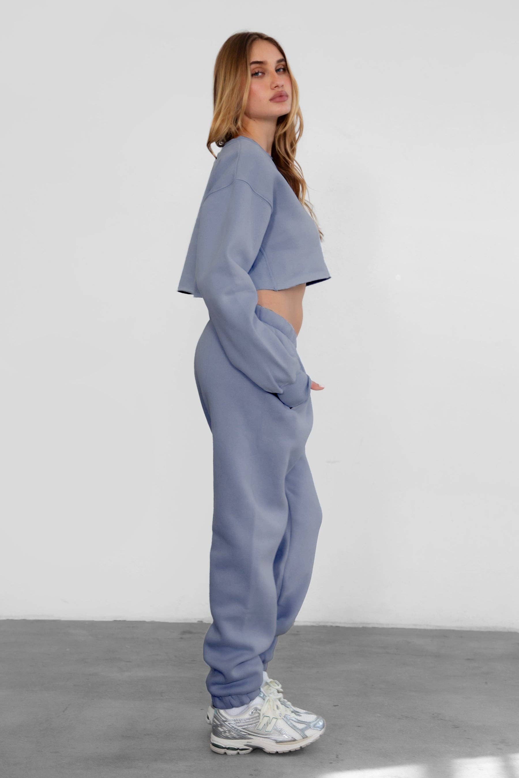 TICTOC - Venta al por mayor Sudadera - Mujer - Sudadera de felpa de lana MOMA con cuello redondo para estar en casa23