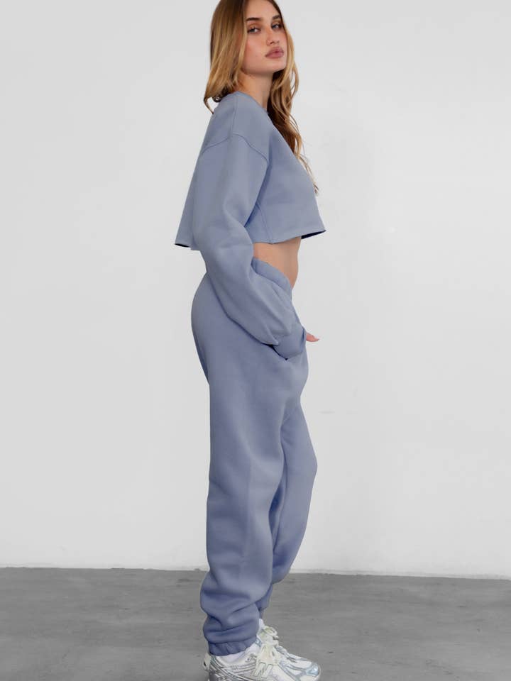 TICTOC - Wholesale Sweatshirt - Women's - MOMA Plush Fleece Lounge Crew Neck Pullover Sweatshirt32