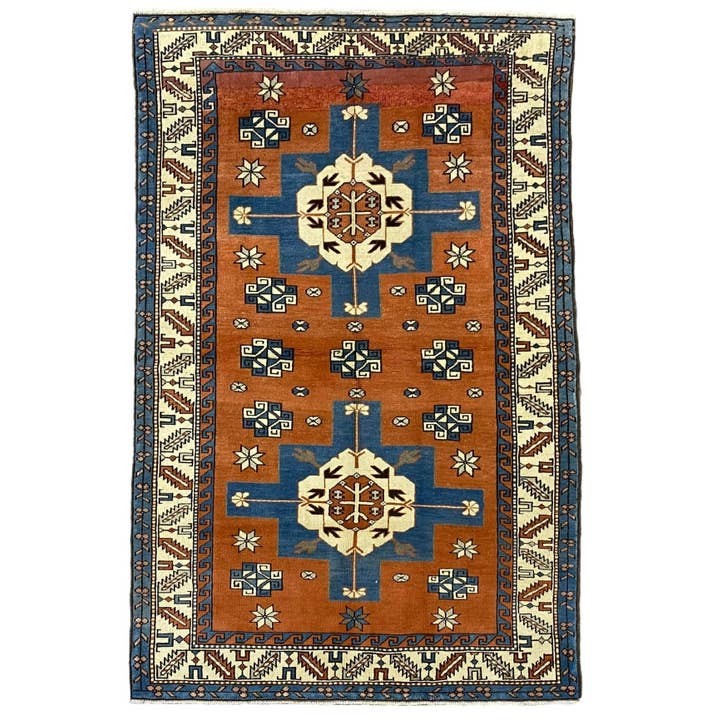 Vintage Turkish Area Rug | 4.6 x 7 for wholesale by Vintage Loomz