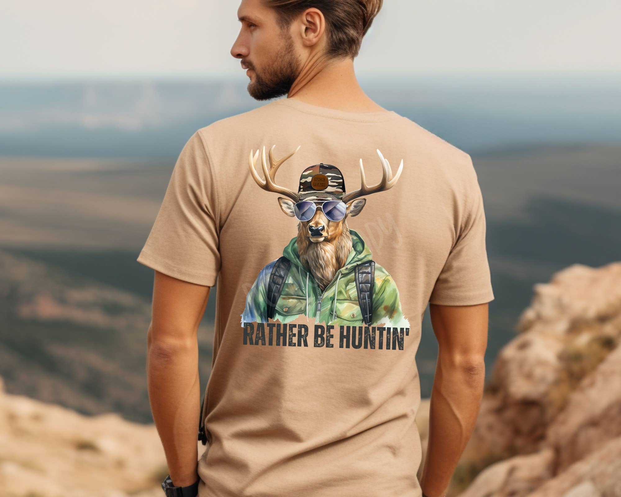 Cash & Drix Wholesale - Wholesale T-Shirt (Graphic) - Men's - Rather Be Hunting - Tee