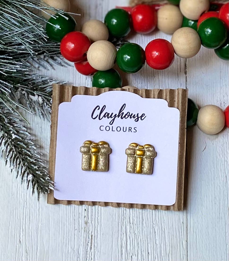 Clayhouse Colours - Wholesale Stud/Post Earrings - Christmas Stud Earrings1