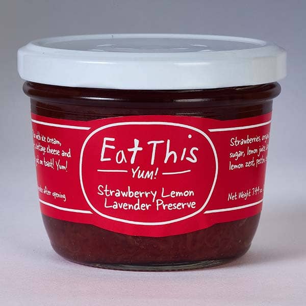 Eat This Yum - Wholesale Jam/Jelly - Strawberry Lemon Lavender Preserve