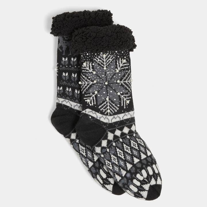 Winter Wonderland Slipper Socks for wholesale by COCO + CARMEN