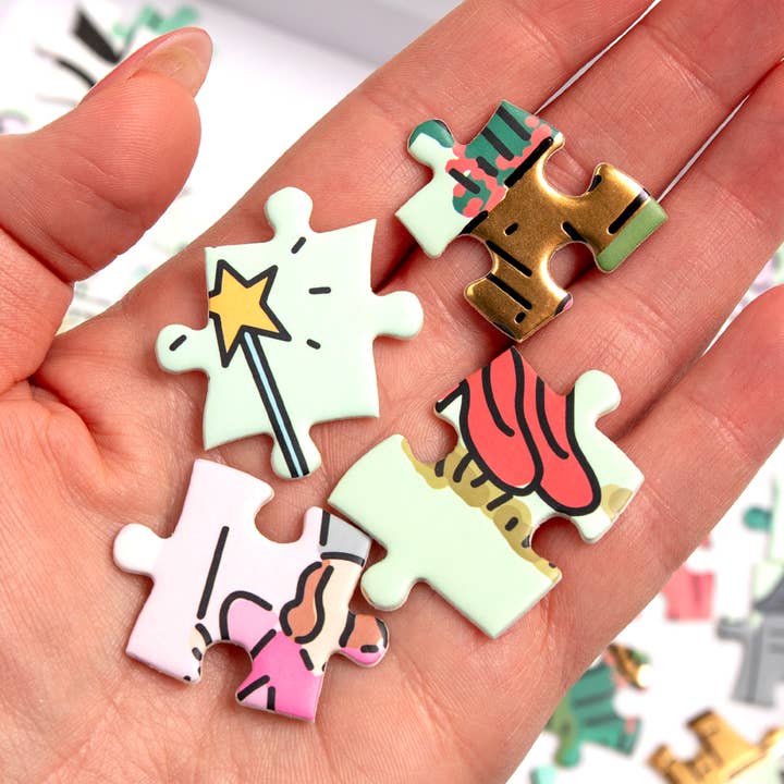 Pippi Post - Vendita all'ingrosso Puzzle - Bambini - Mappa de Il Mago di Oz - Puzzle da 500 pezzi5