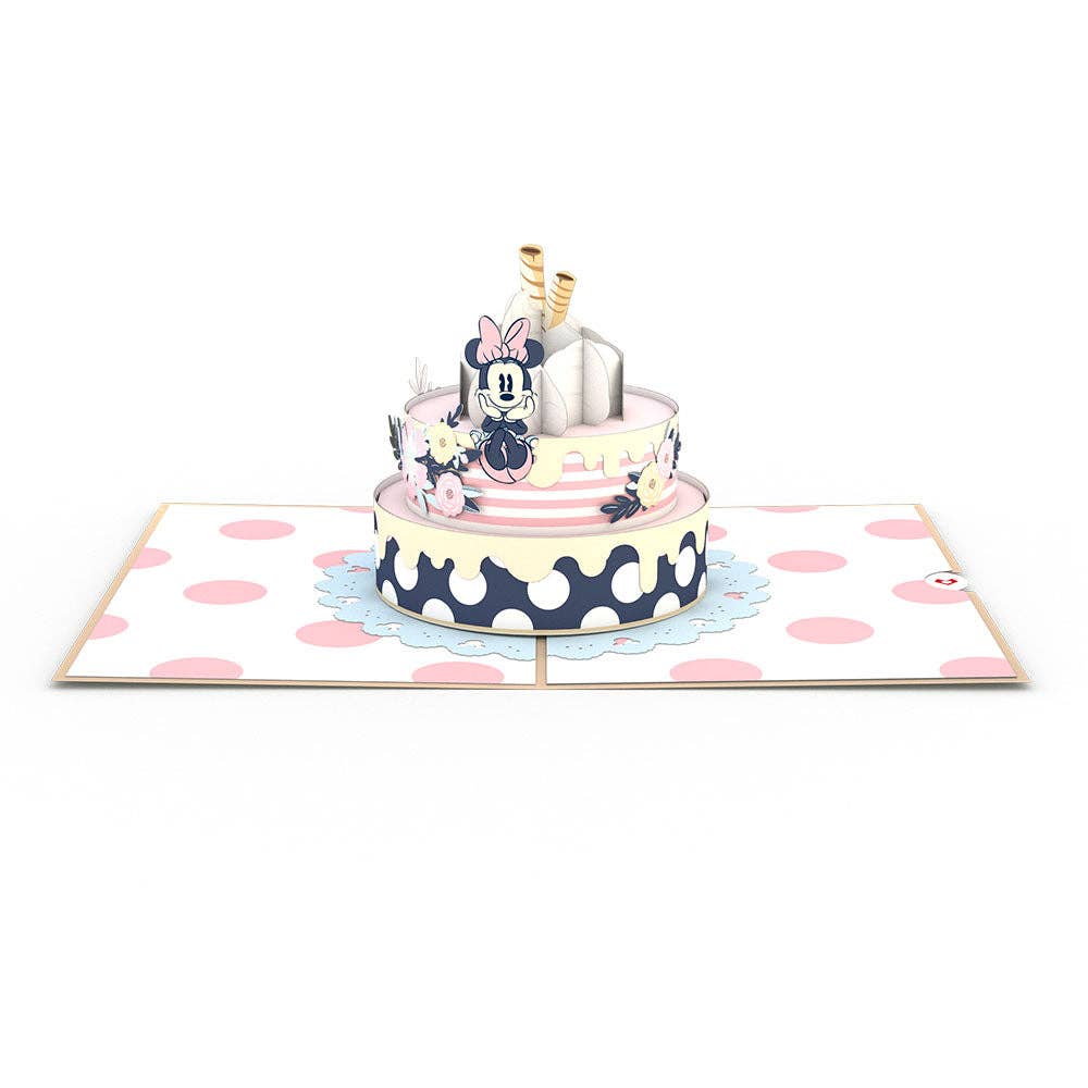 Lovepop Cards - Wholesale Birthday Card - Disney's Minnie Mouse Birthday Cake 5''x7'' Card3