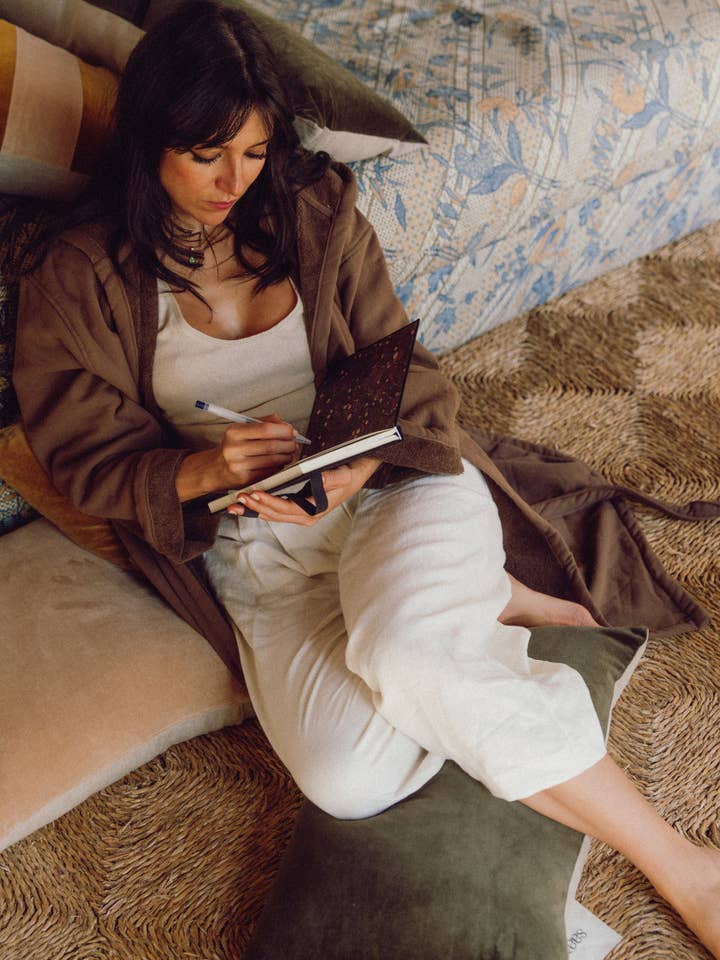 Peignoir à lavage vintage | Chocolat pour la vente par Saardé