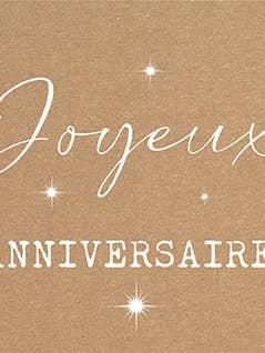 POSTKORT GLÆDELIG FØDSELSDAG for engroshandel hos Pépette Kacahuète