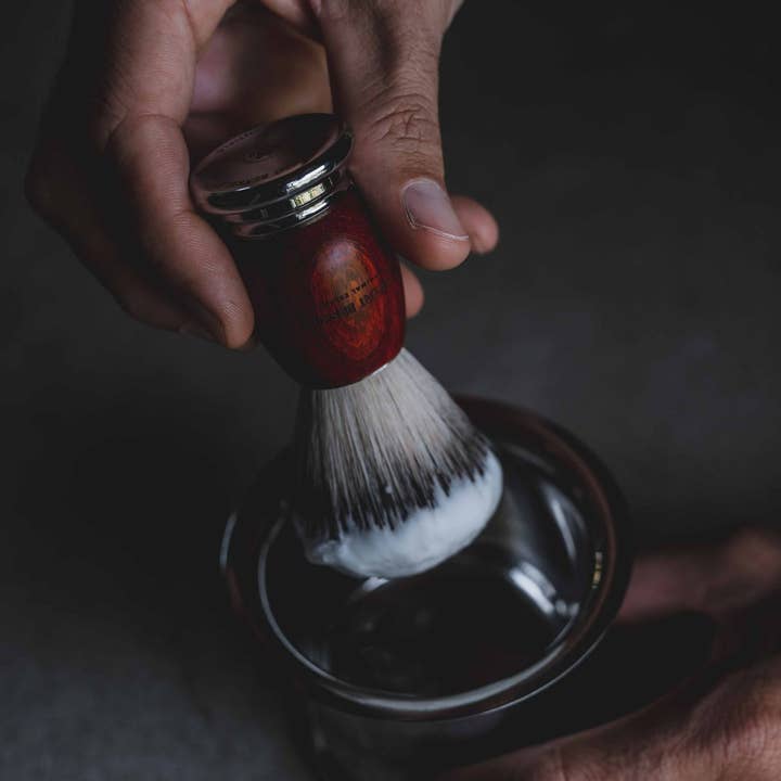 Brent Berkeley - Venta al por mayor Brocha de afeitar - Hombre - Brent Berkeley® Original brocha de afeitar - fibra silvertip4