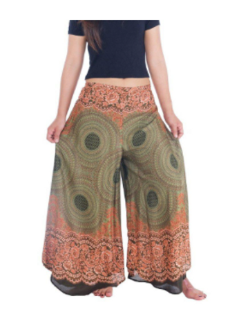 Studio 12 Collective (previously Ethnic Lanna) – Großhandel Hose – Damen – Set: 4er-Pack Palazzo-Hosen (verschiedene Muster)1