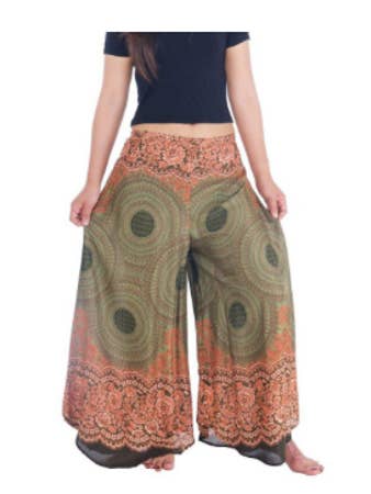 Studio 12 Collective (previously Ethnic Lanna) - Wholesale Pants – Women's - BUNDLE: 4-Pack Palazzo Pants (Assorted Prints)1