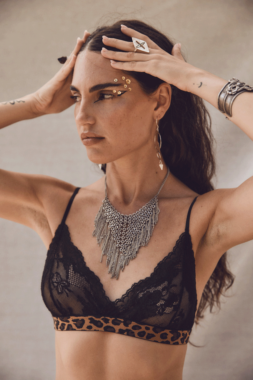 Kultcha Collective - Wholesale Bralette - Women's - Asteria Black Lace Bralette4