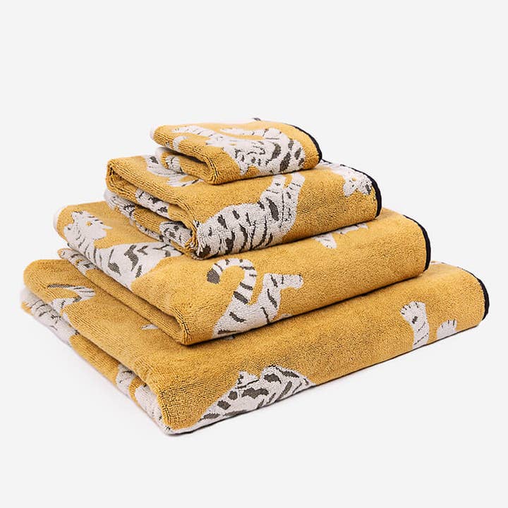 Anorak - Wholesale Bath Towel - Anorak Tigers Organic Cotton Bath Towel