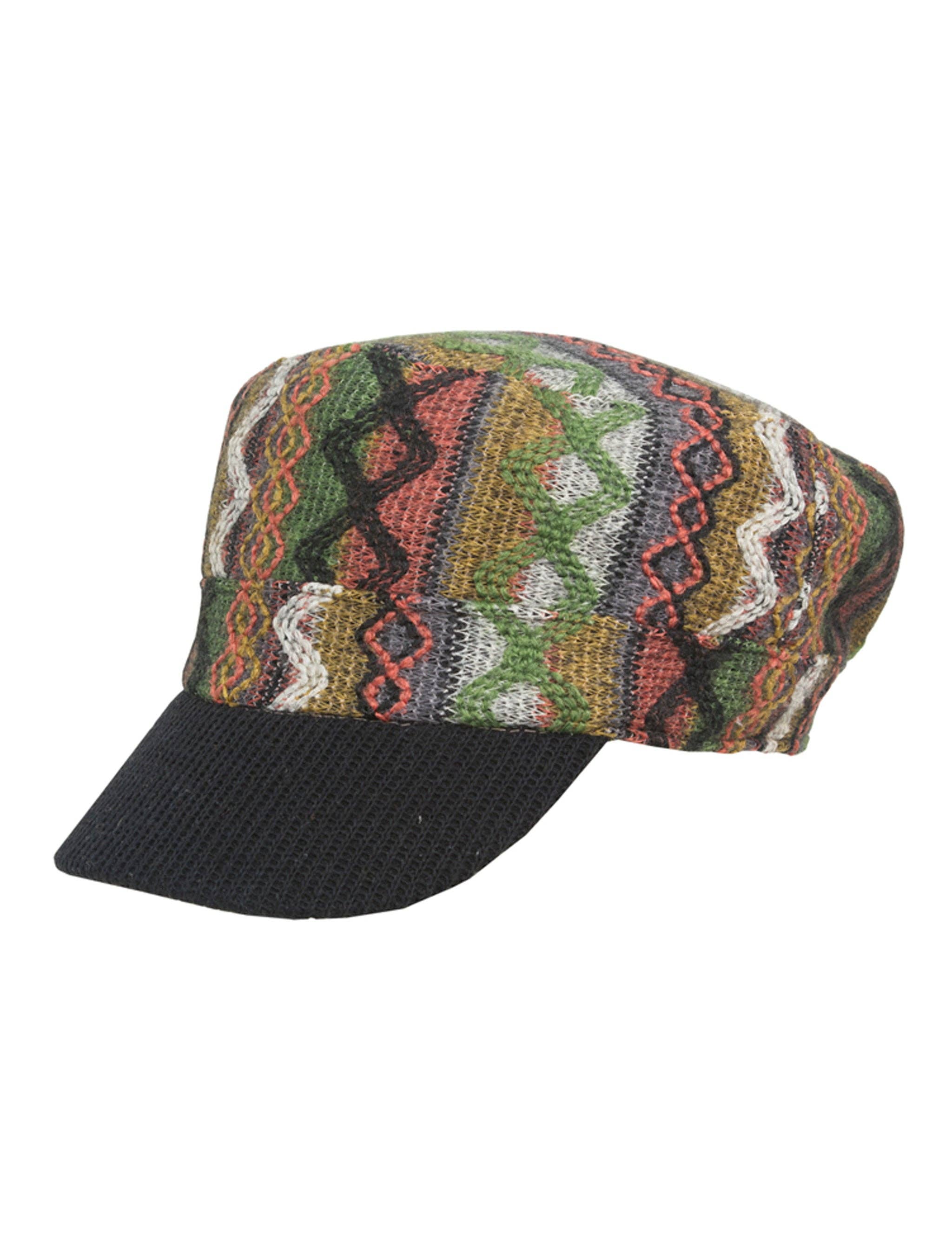 Magid - Wholesale Newsboy/Schoolboy Hat - Women's - Magid Geometric Print Cadet Cap6