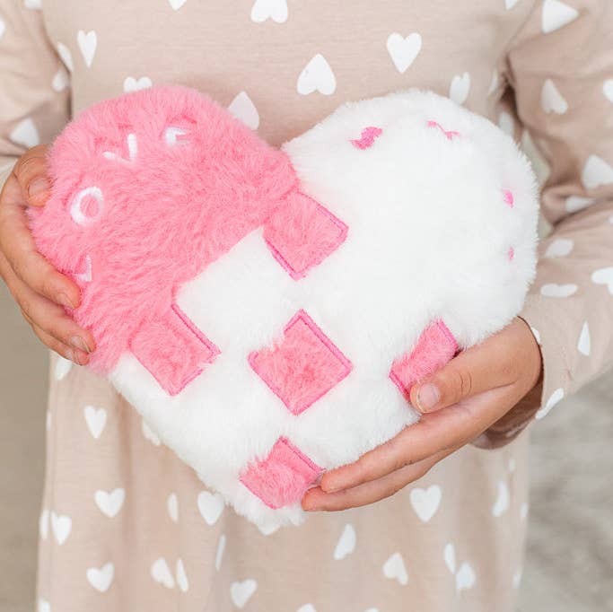 Scandinavian Hearts - Wholesale Stuffed/Plush Toy - Kids & Baby - Woven Heart Plush Stuffy Scandinavian Keepsake Pillow0