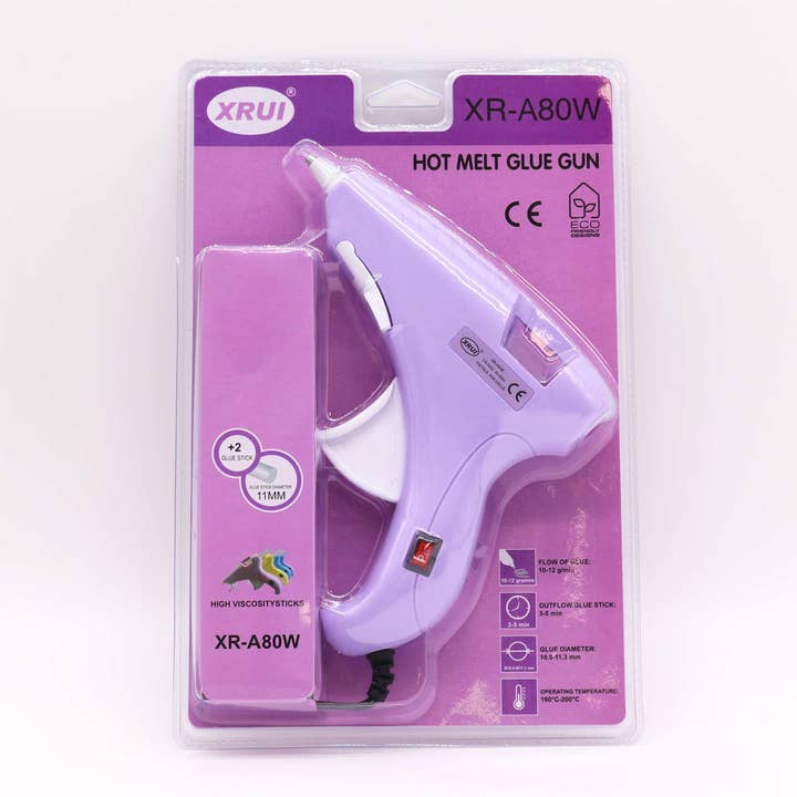 Ancient Wisdom - Wholesale Glue - Xrui 80W Hot Glue Gun Hobby (UK plug) - for 11mm sticks