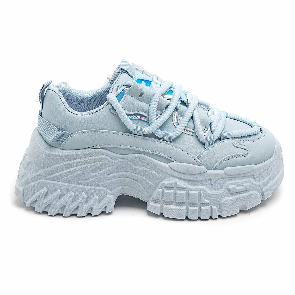 No Doubt Shoes - Wholesale Lifestyle Sneakers - Women's - WOMEN'S CHUNKY TRENDY SOLE LACE UP SNEAKERS13