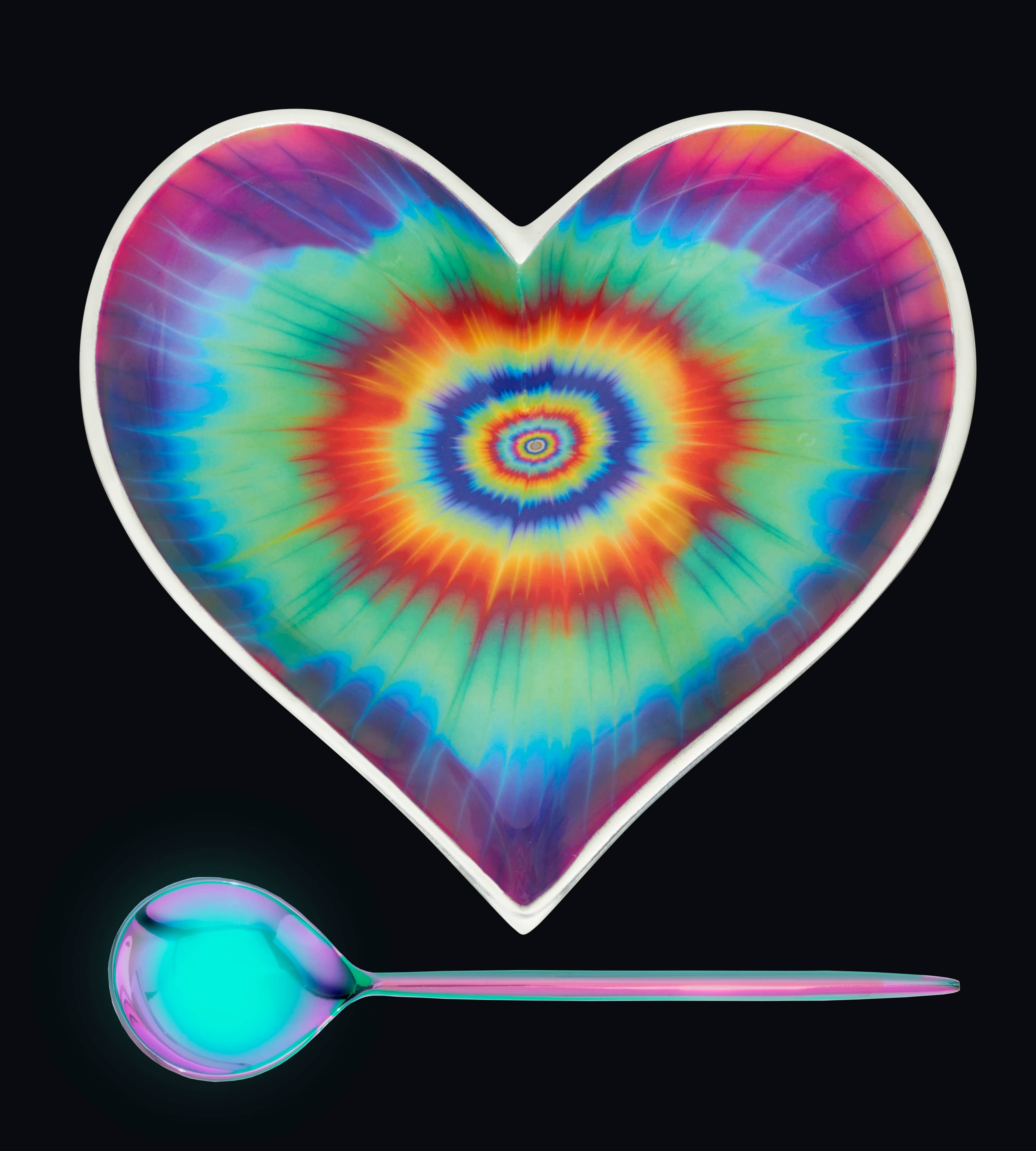 Inspired Generations - Wholesale Serve Bowl - Happy Groovy Heart with Heart Spoon2