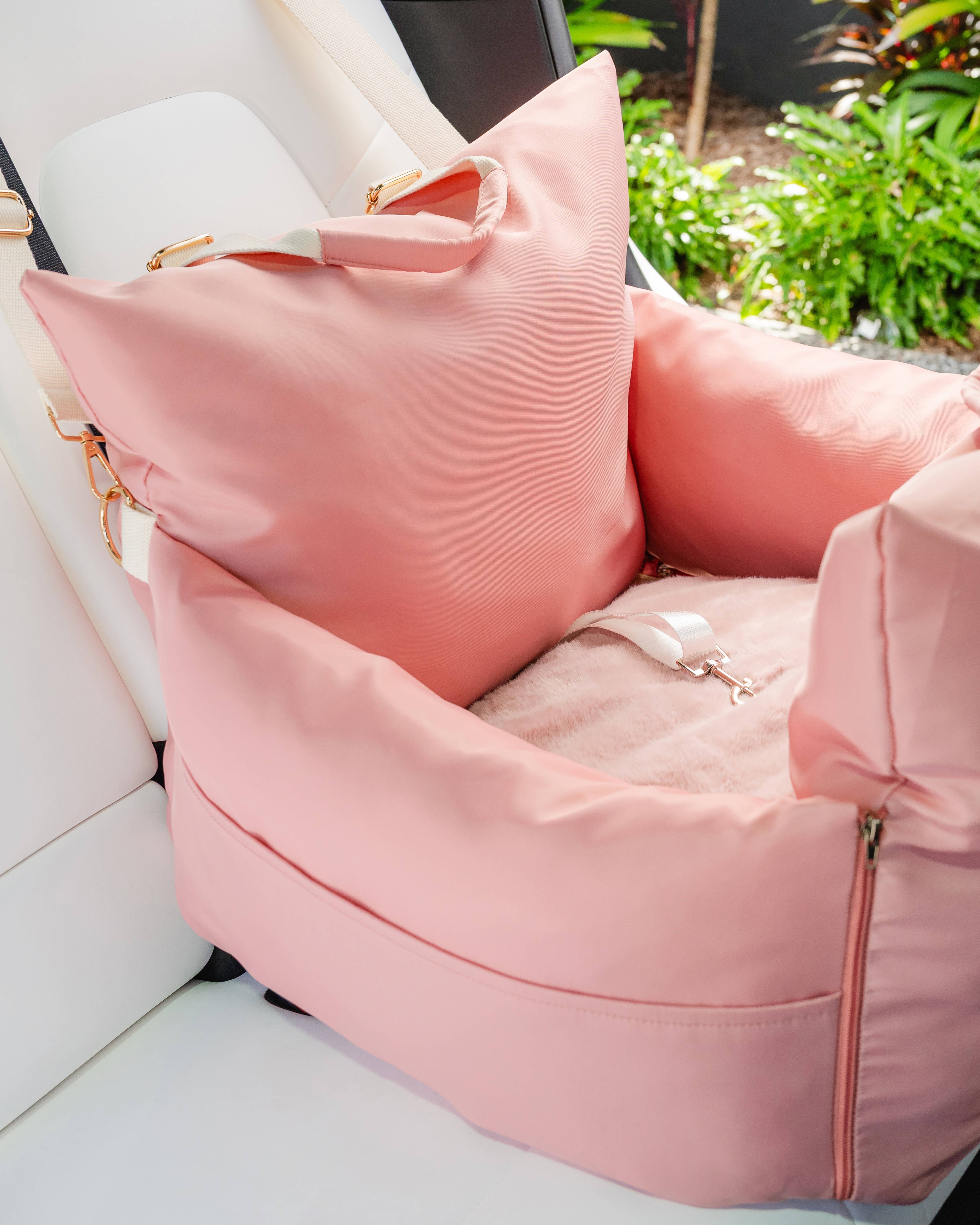 Lila Co - Wholesale Pet Carrier - Cat/Dog - Premium Pet Car Seat | Baby Pink3