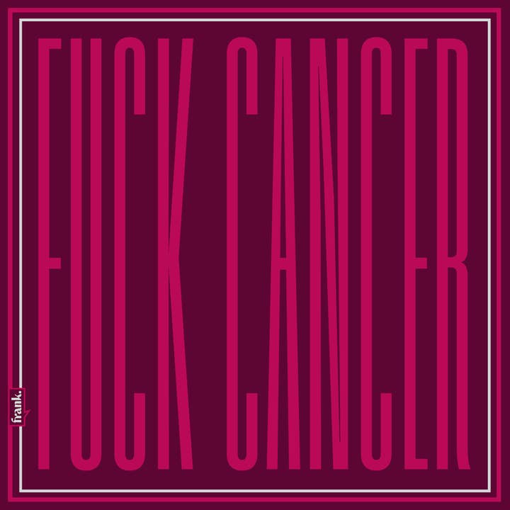 Fuck Cancer Stripes Scarf for wholesale by frank.