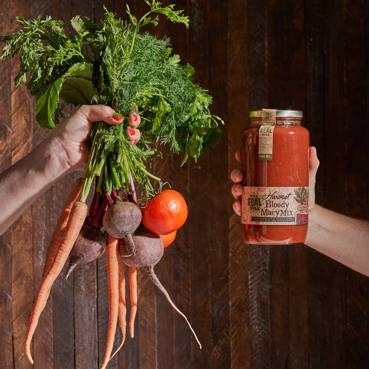 The Real Dill - Wholesale Cocktail Mix/Syrup - Harvest Bloody Mary Mix, 32 oz