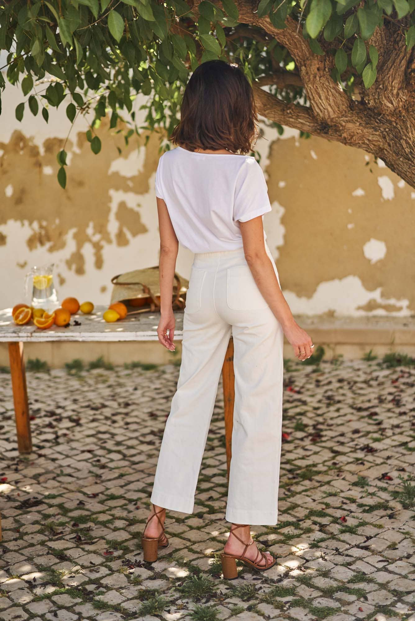 Oraije Paris - Vendita all'ingrosso Jeans - Donna - Jeans larghi Victorine a 6 bottoni36