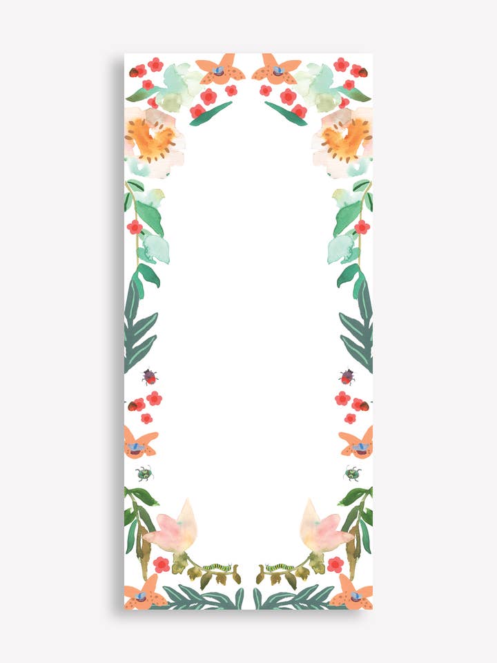 Floral Market Pad for wholesale by Persika Design Co.