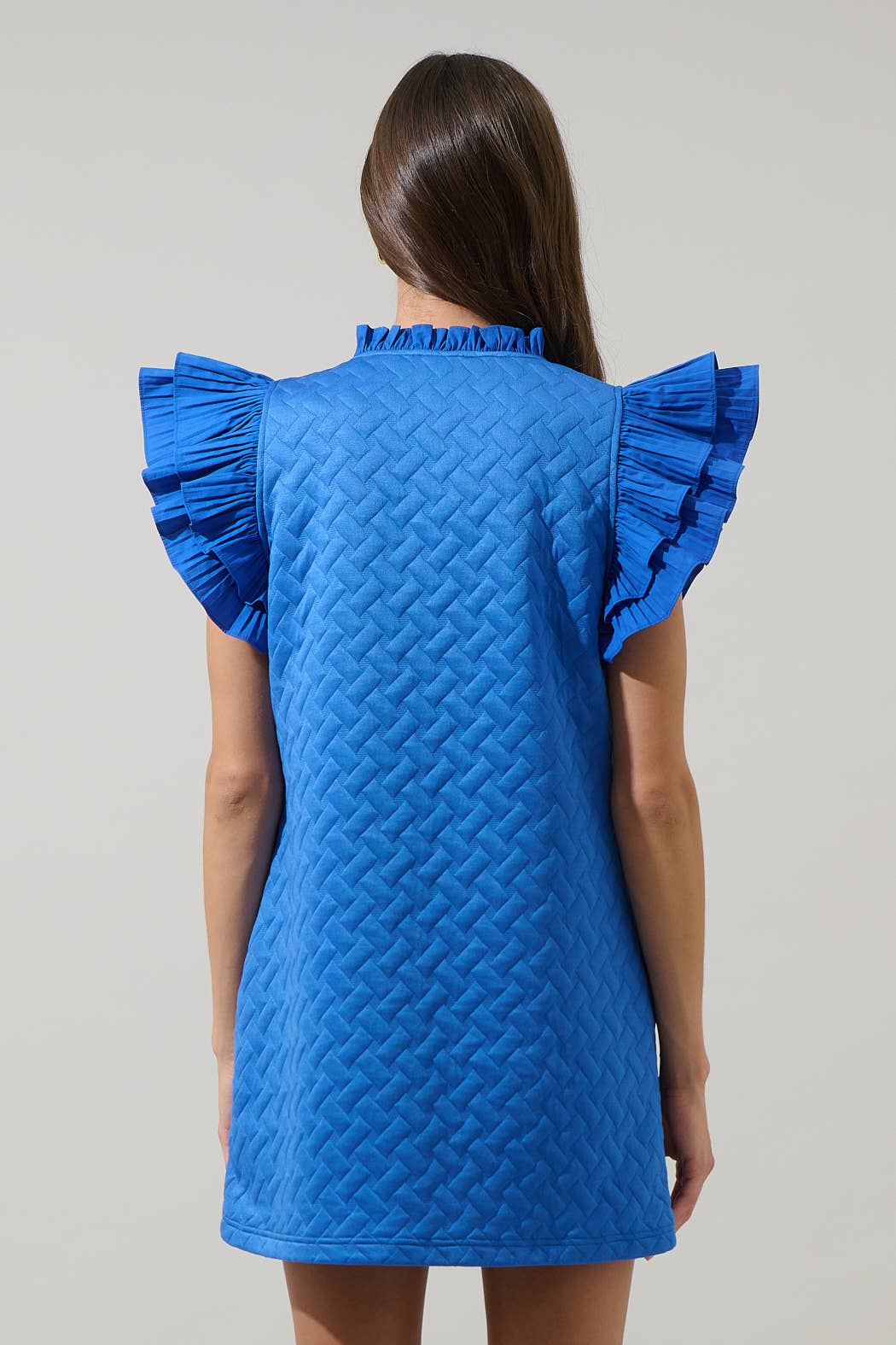 Sugarlips - Wholesale Dress - Women's - Yulia Quilted Adalee Ruffle Mini Dress6