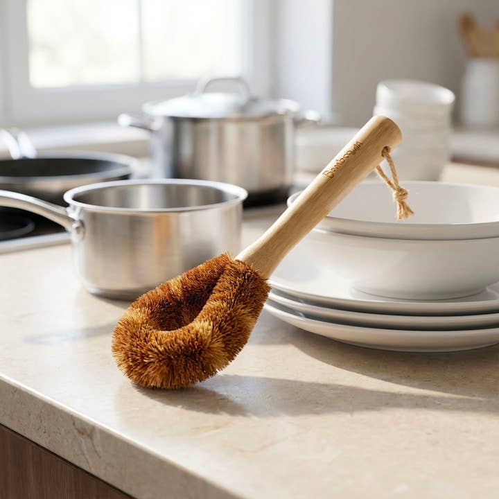 Bamboo Switch - Vendita all'ingrosso Spazzola per pulire - Spazzola per la pulizia delle bottiglie in bambù6