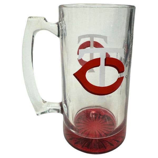 St. Louis Wholesale LLC - Wholesale Beer Glass/Mug - Minnesota Twins Stein -25OZ Glass Team Logo Elite Beer Stein