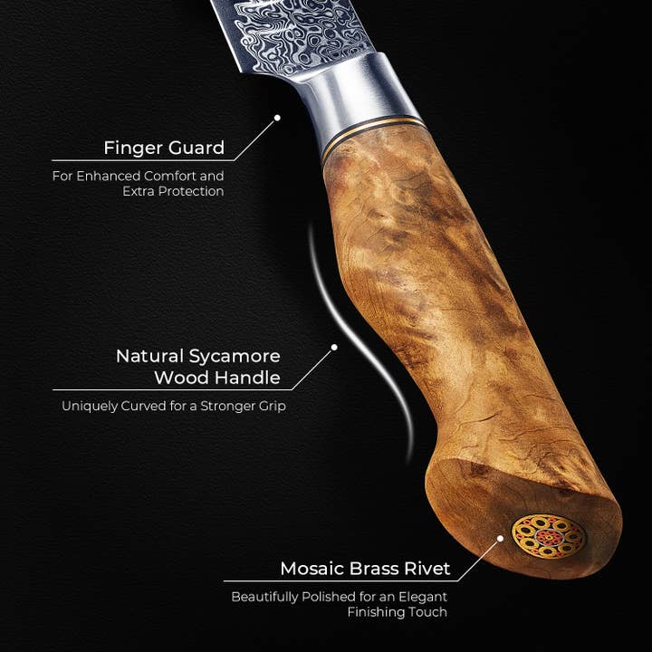 Senken Knives - Wholesale Knife Set - "Dynasty" 16-Piece Japanese Damascus Steel Knife Block Set9