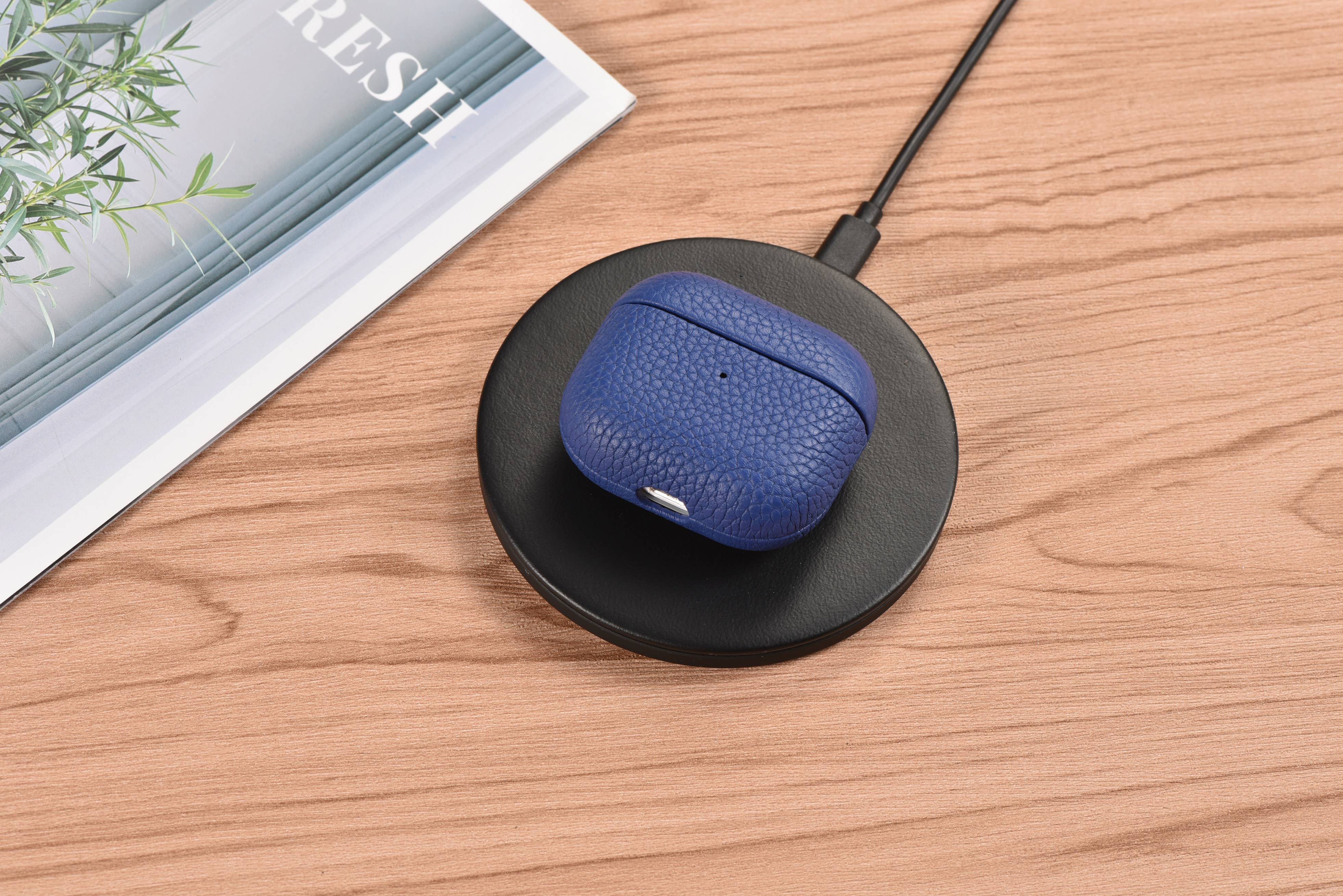 CairPods - Wholesale Earphone/Headphone Case - Unisex - Genuine Leather Pebble Series AirPods 3 Case1